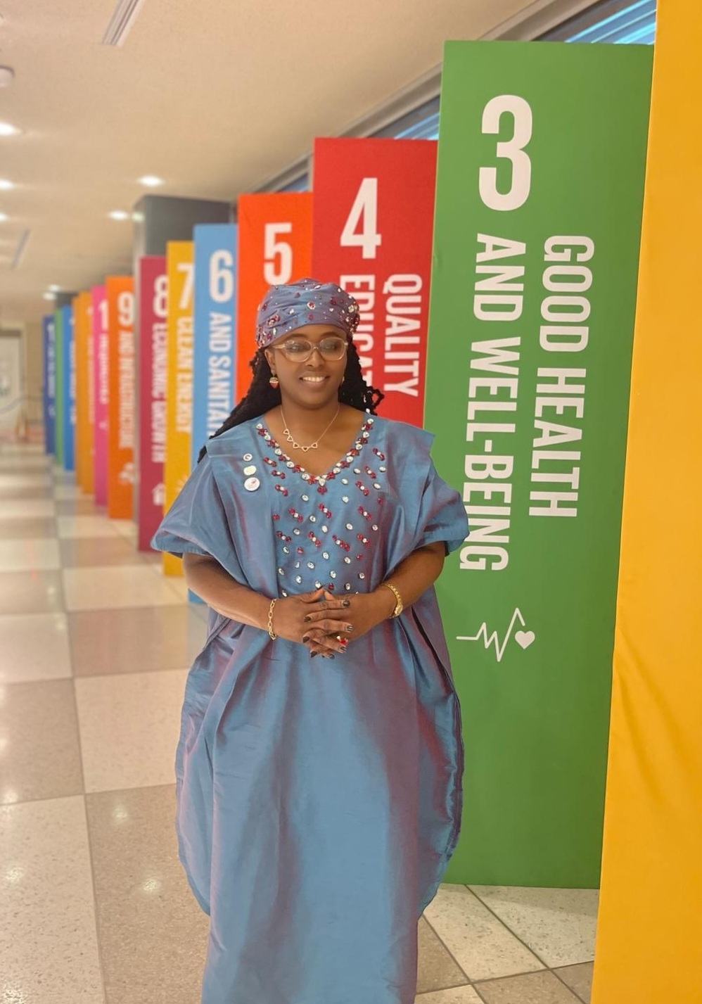 Dr. Obidike during a community health engagement